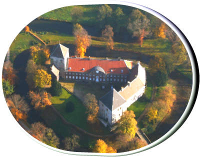 Schloss Rheda Rheda-Wiedenbrück in de regio Gütersloh in het Teutoburger Woud